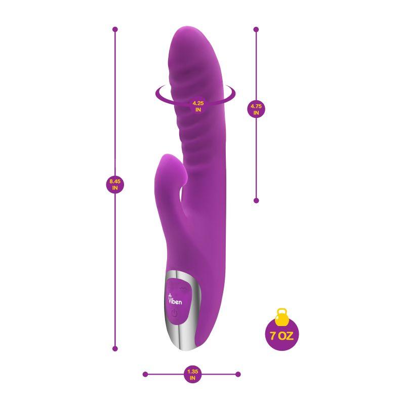 Viben Frenzy Suction Rabbit Vibe Berry - Take A Peek