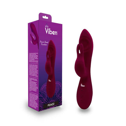 Viben Pzazz Rechargeable Thumping Rabbit Ruby - Take A Peek