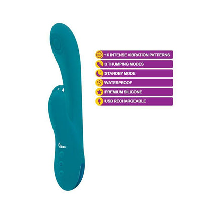 Viben Razzle Rechargeable Thumping Rabbit Ocean - Take A Peek