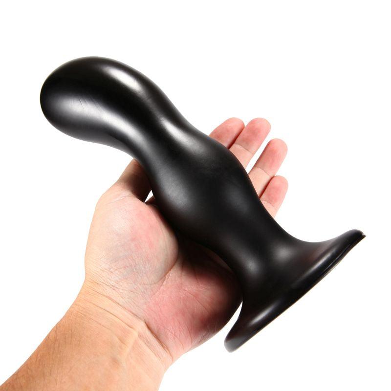 Oval Head Butt Plug Black - Take A Peek