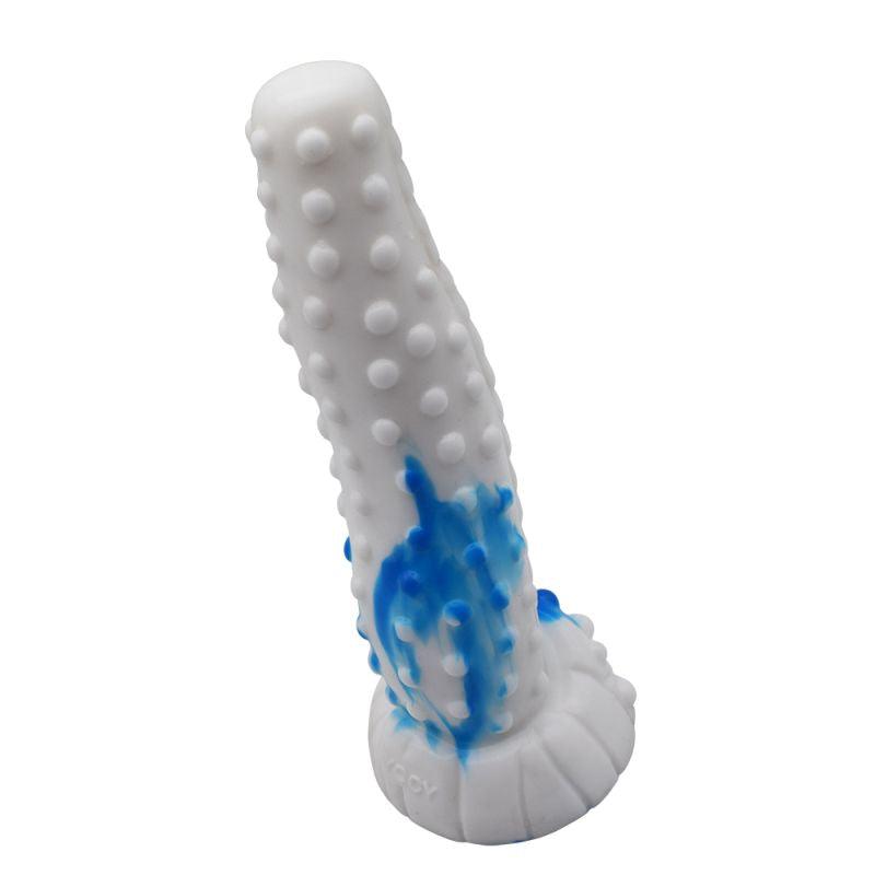 Tiger Dildo Blue/White - Take A Peek