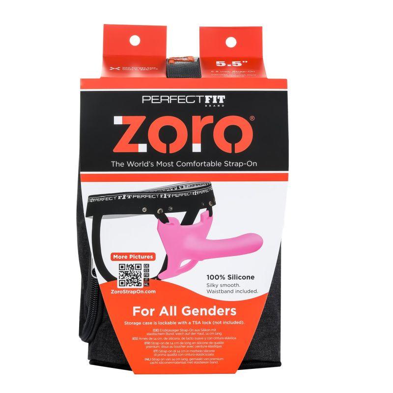 Zoro Strap-On 5.5in Pink - Take A Peek