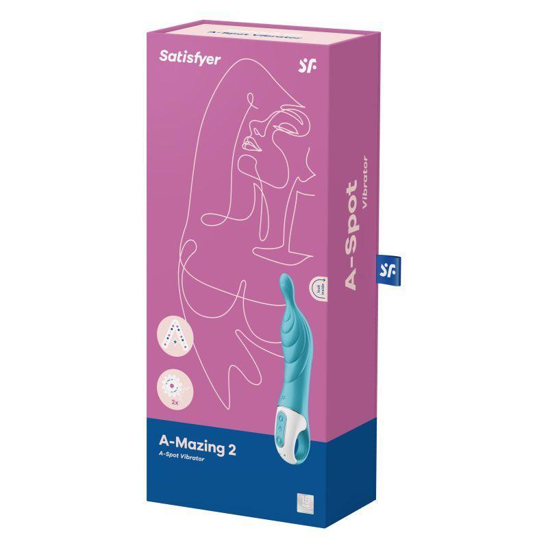 A-mazing 2 Vibrator Turquoise - Take A Peek