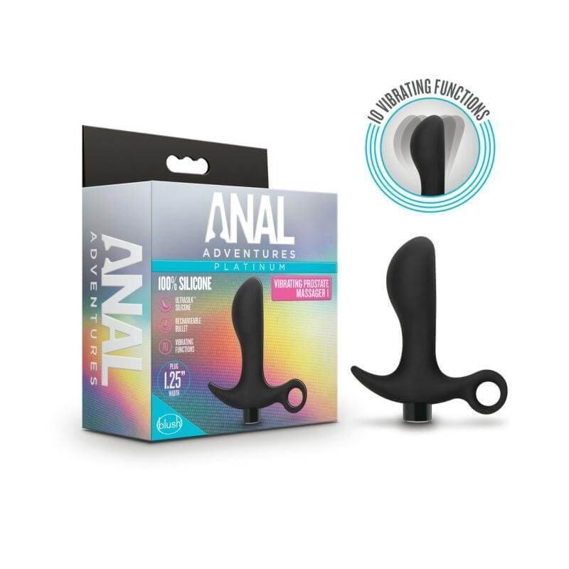 Anal Adventures Platinum Silicone Prostate Massager 01 - Take A Peek