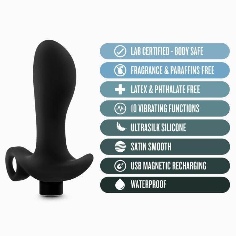 Anal Adventures Platinum Silicone Prostate Massager 01 - Take A Peek