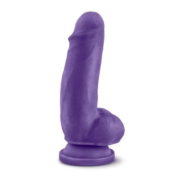 Au Natural Bold Beefy 7in Dildo Purple - Take A Peek