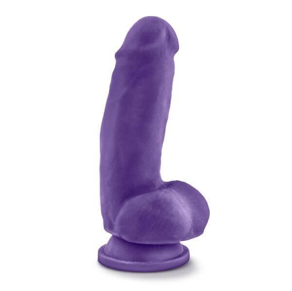 Au Natural Bold Beefy 7in Dildo Purple - Take A Peek