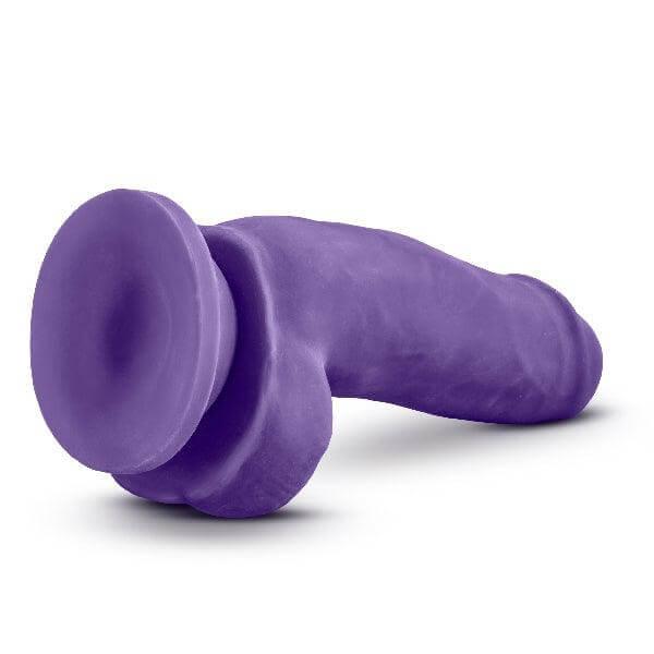 Au Natural Bold Beefy 7in Dildo Purple - Take A Peek