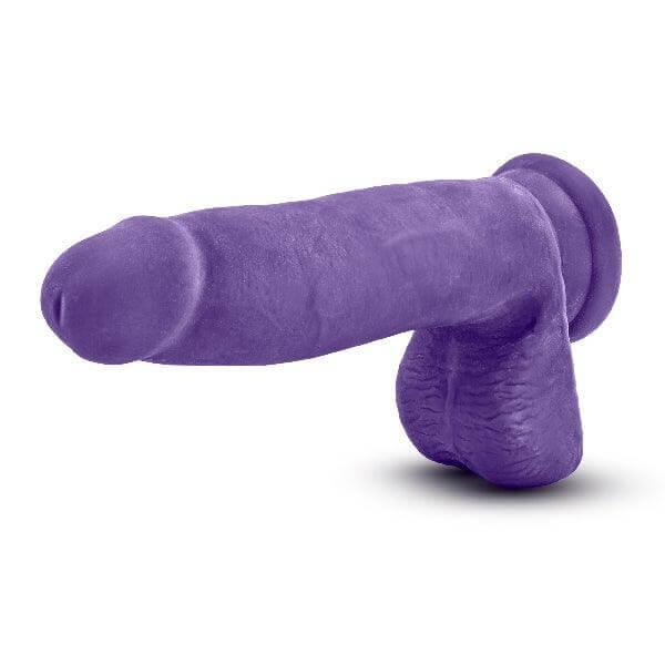 Au Natural Bold Pleaser 7in Dildo Purple - Take A Peek