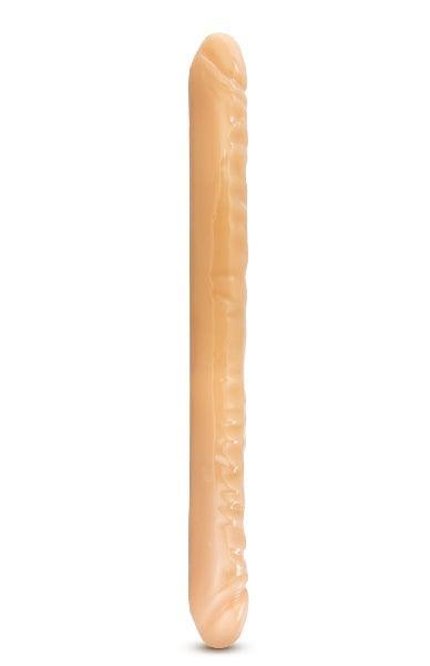 B Yours Double Dildo Beige 18in - Take A Peek