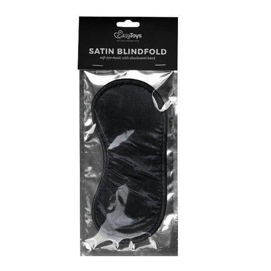 Black Satin Eye Mask - Take A Peek