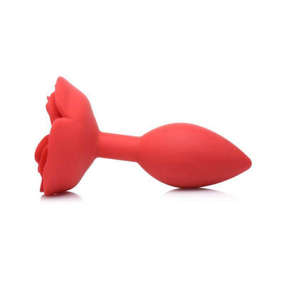 Booty Bloom Silicone Rose Plug Large Red - Take A Peek