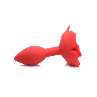 Booty Bloom Silicone Rose Plug Medium Red - Take A Peek