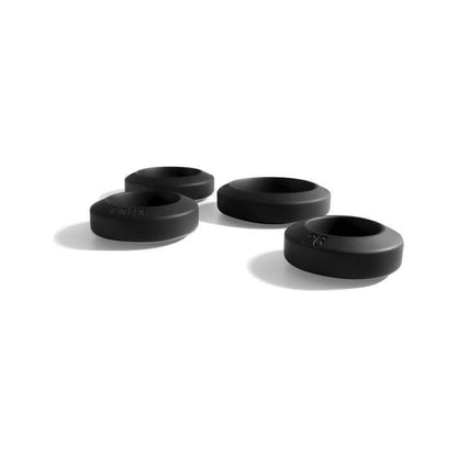 Brutus Big Bulge Silicone Cock Ring 4 Pc Set - Take A Peek