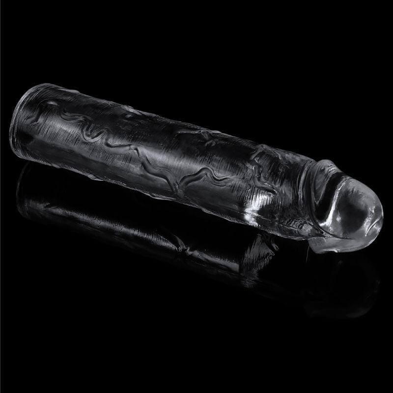 Clear Penis Extender Sleeve Plus 2in - Take A Peek