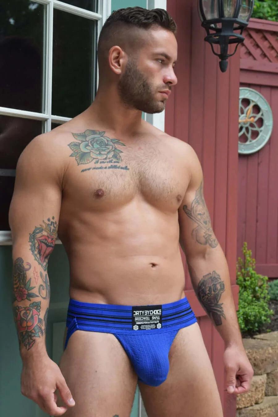 CUMDUMP JOCK - BLUE - Take A Peek