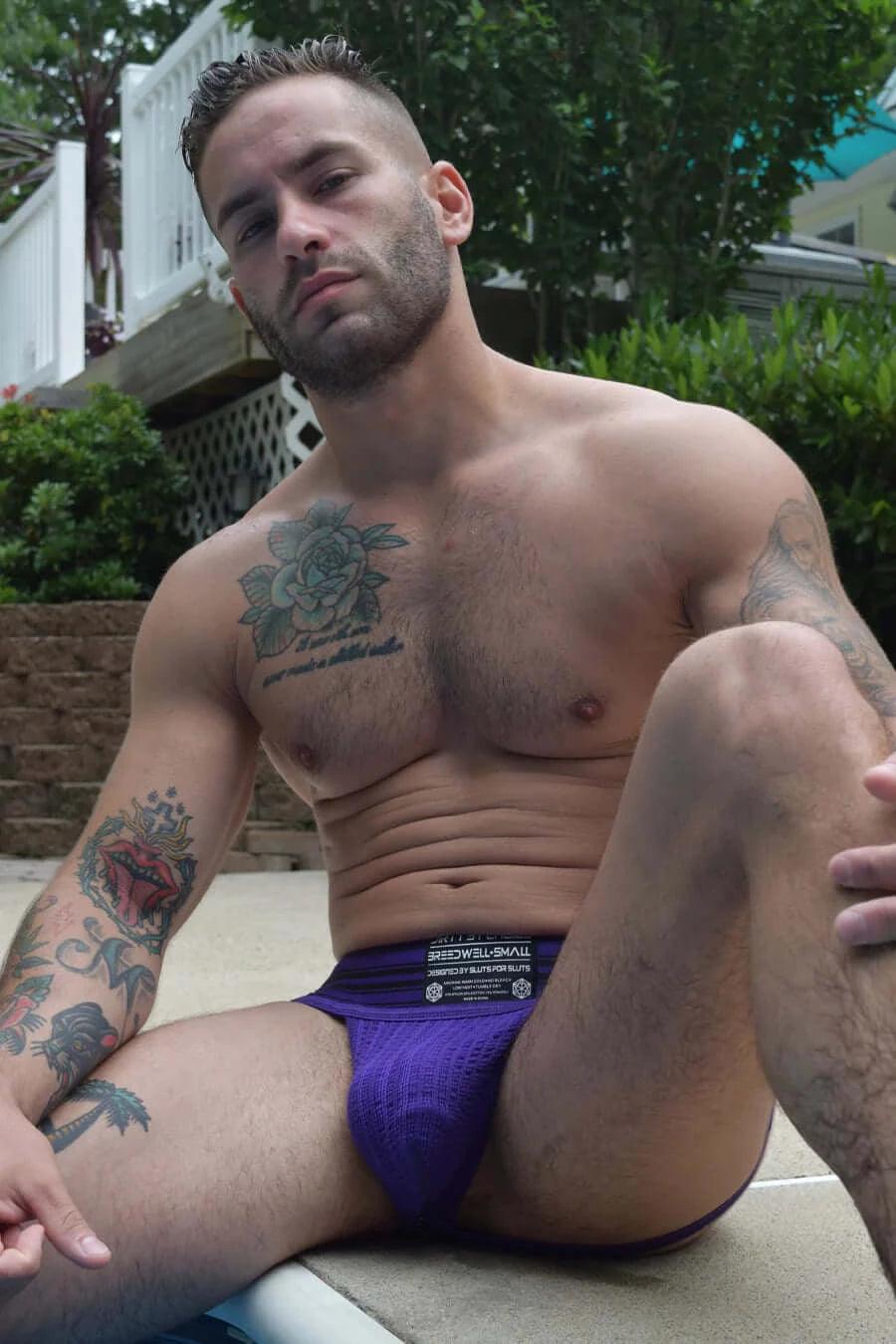 CUMDUMP JOCK - PURPLE - Take A Peek