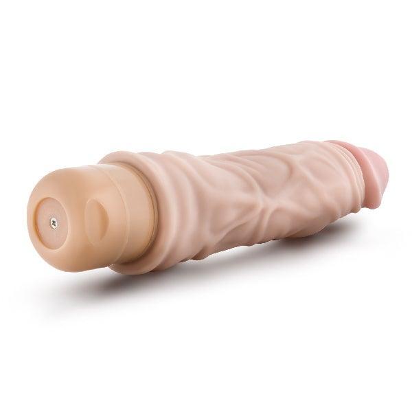 Dr Skin Cock Vibe 10 8.5in Vibrating Cock Beige - Take A Peek