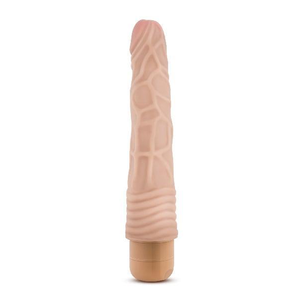 Dr Skin Cock Vibe 2 9in Vibrating Cock Beige - Take A Peek