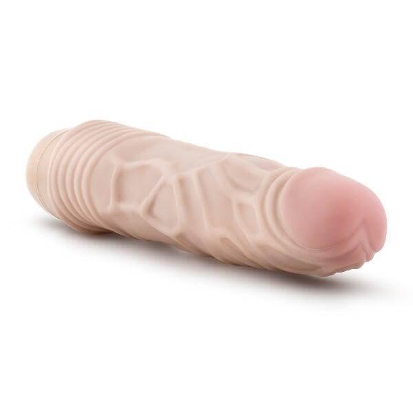 Dr Skin Cock Vibe 2 9in Vibrating Cock Beige - Take A Peek