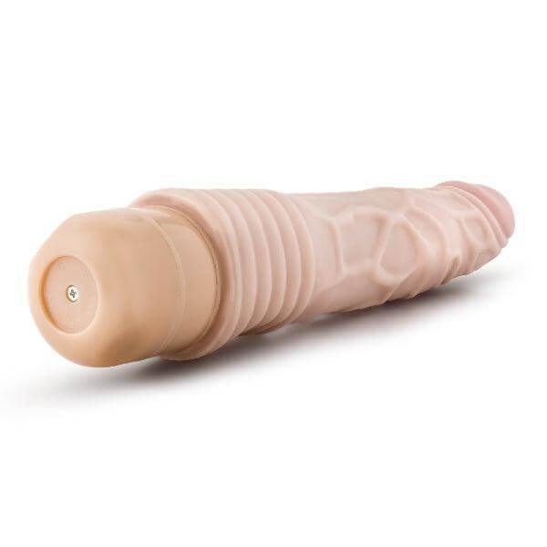 Dr Skin Cock Vibe 2 9in Vibrating Cock Beige - Take A Peek