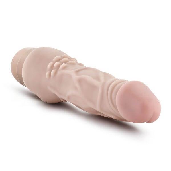 Dr Skin Cock Vibe 4 8in Vibrating Cock Beige - Take A Peek