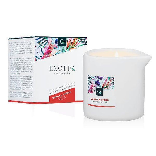 Exotiq Massage Candle Vanilla Amber 200g - Take A Peek