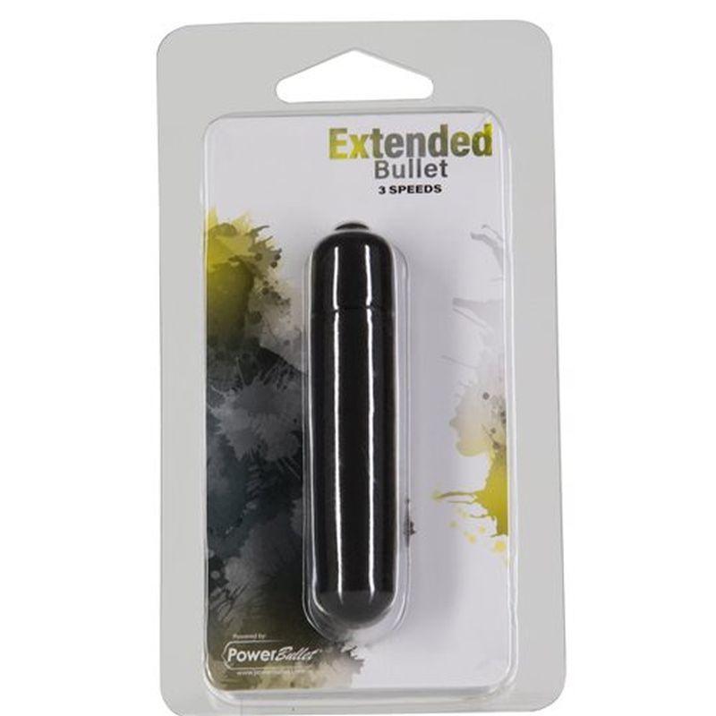 Extended Breeze 9cm Power Bullet Black - Take A Peek