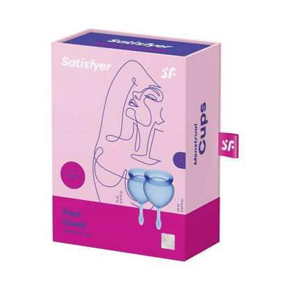 Feel Good Menstrual Cup Dark Blue 2pcs - Take A Peek