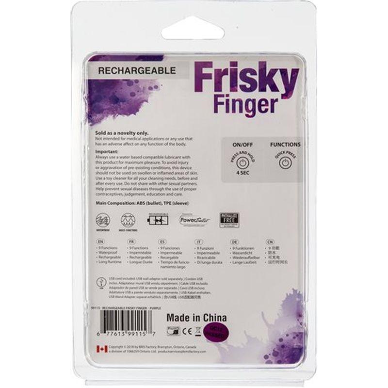 Frisky Finger Rechargeable Purple - Take A Peek