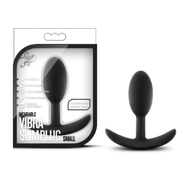 Luxe Wearable Vibra Slim Plug Small Black - Take A Peek